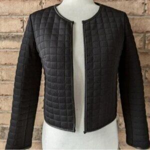 Club Monaco quilted black jacket